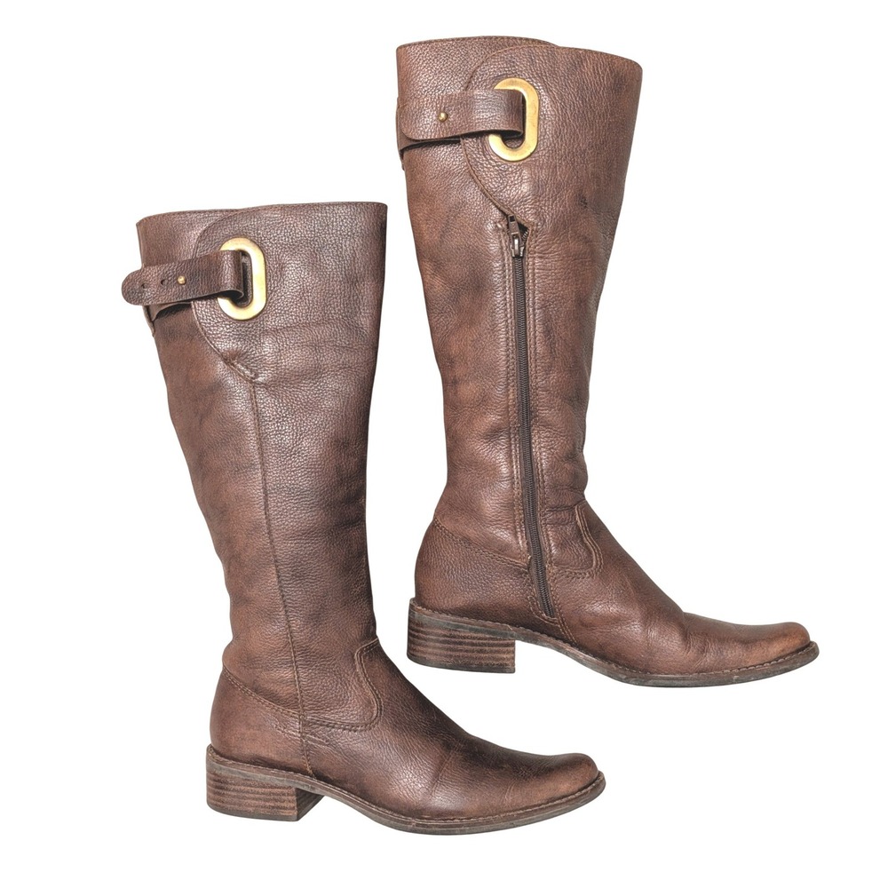 Matisse Womens Tall Leather Riding Boots Brown Knee High Equestrian 5 1/2 M